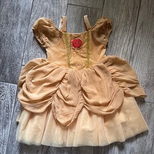 EUC-Taylor Joelle Elegant Gold Kids Belle Princess Costume